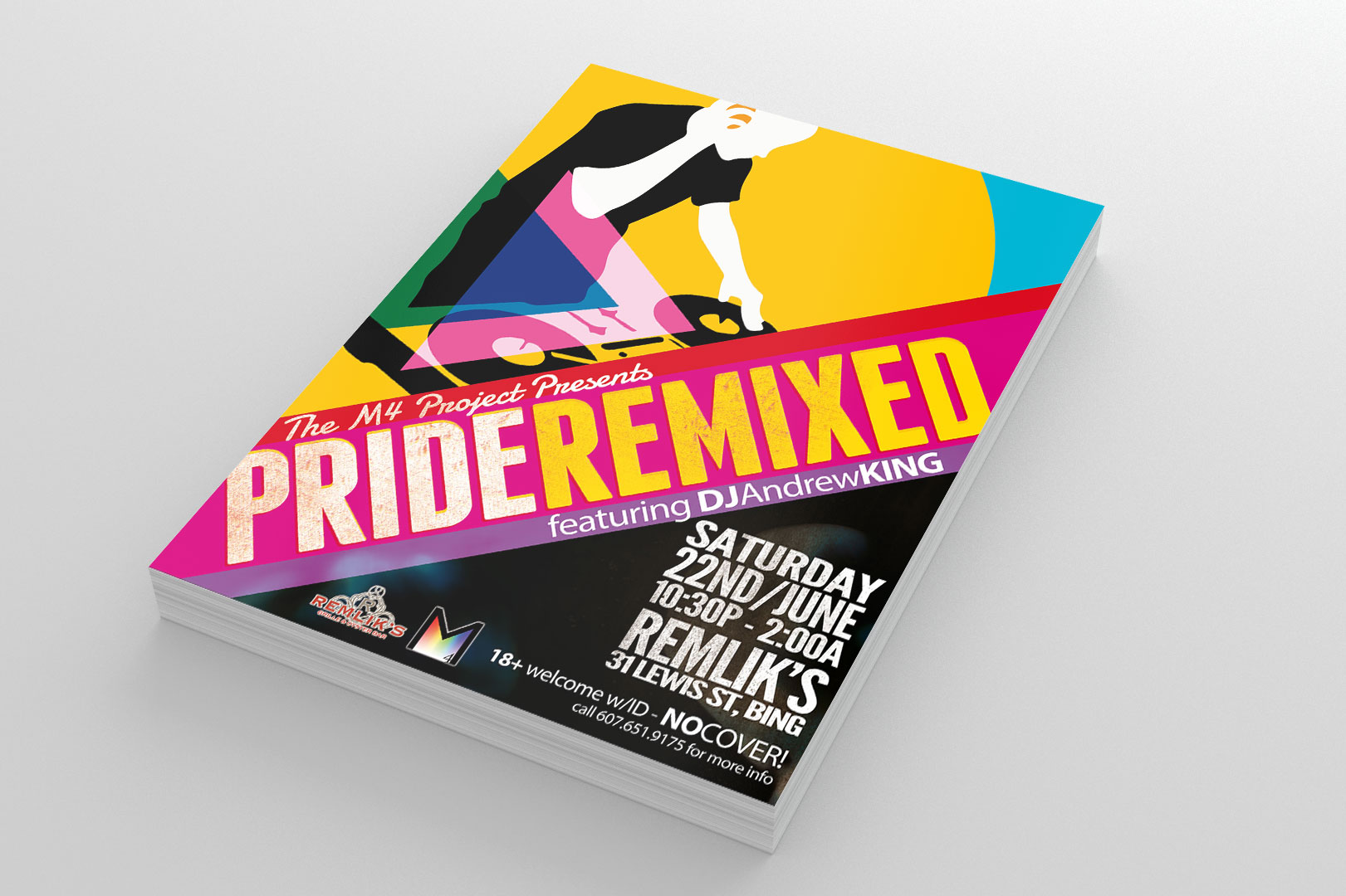 Pride Remixed Flyer